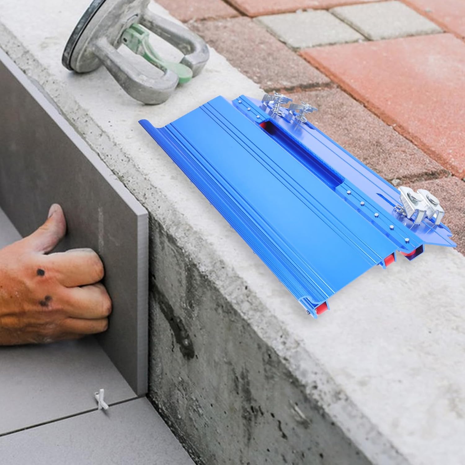 Adjustable Tile Chamfering Tool for Angle Grinder Manual Ceramic Tile Cutter Guide for Marble High Precision Efficiency