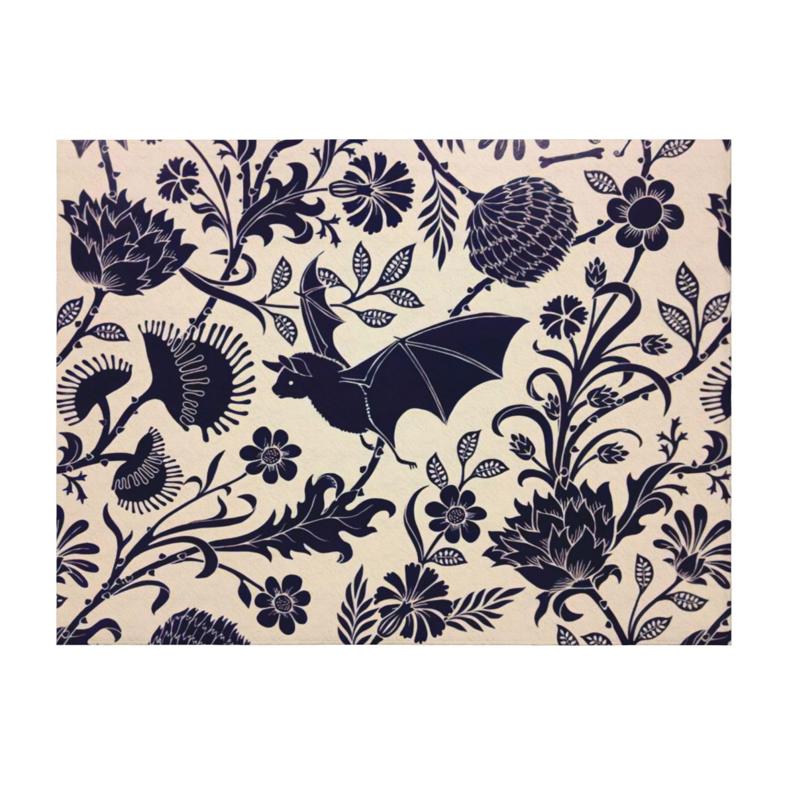 Couverture lit microfibre chauve-souris EdWal plaid chaud léger