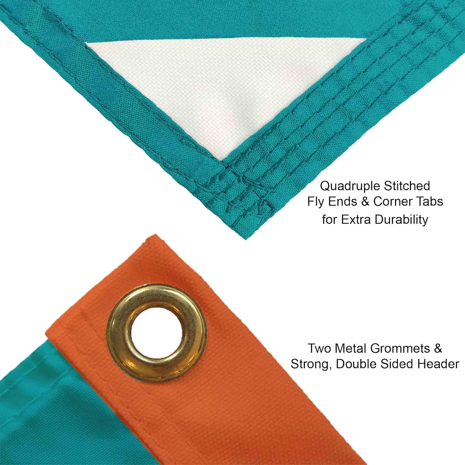 Miami Dolphins Script Logo Premium Flag - Image 6