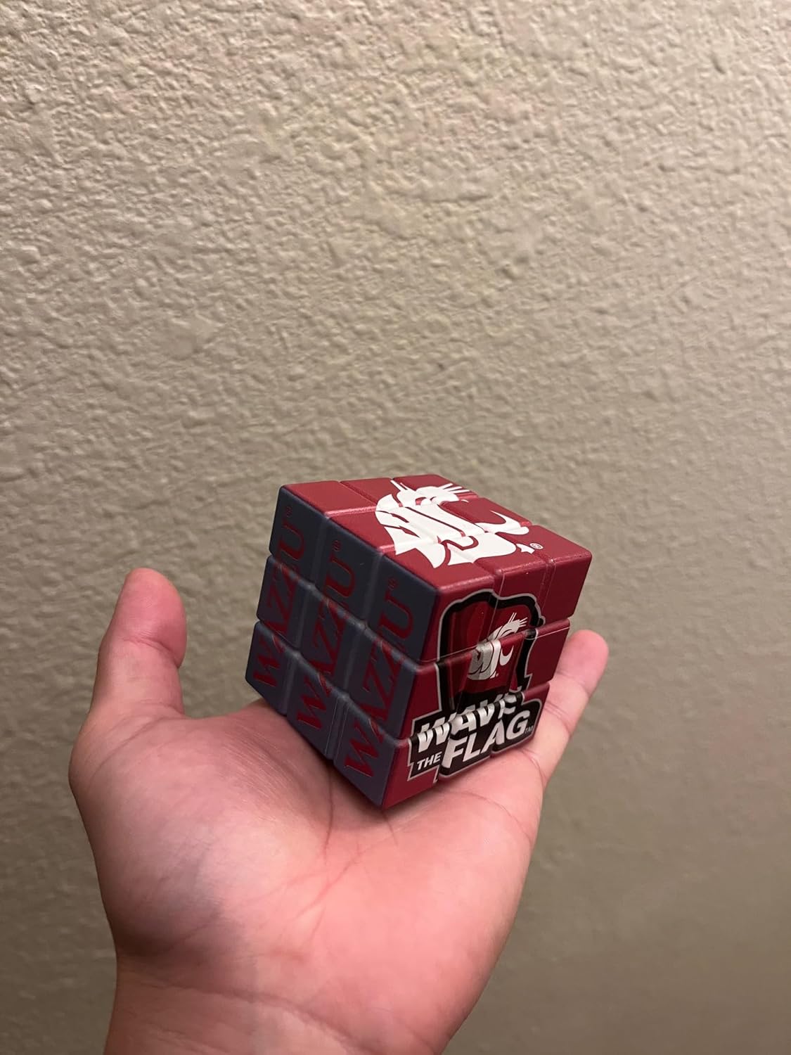 Sunkiss NCAA Washington State Cougars Swizzle Cube (Medium)