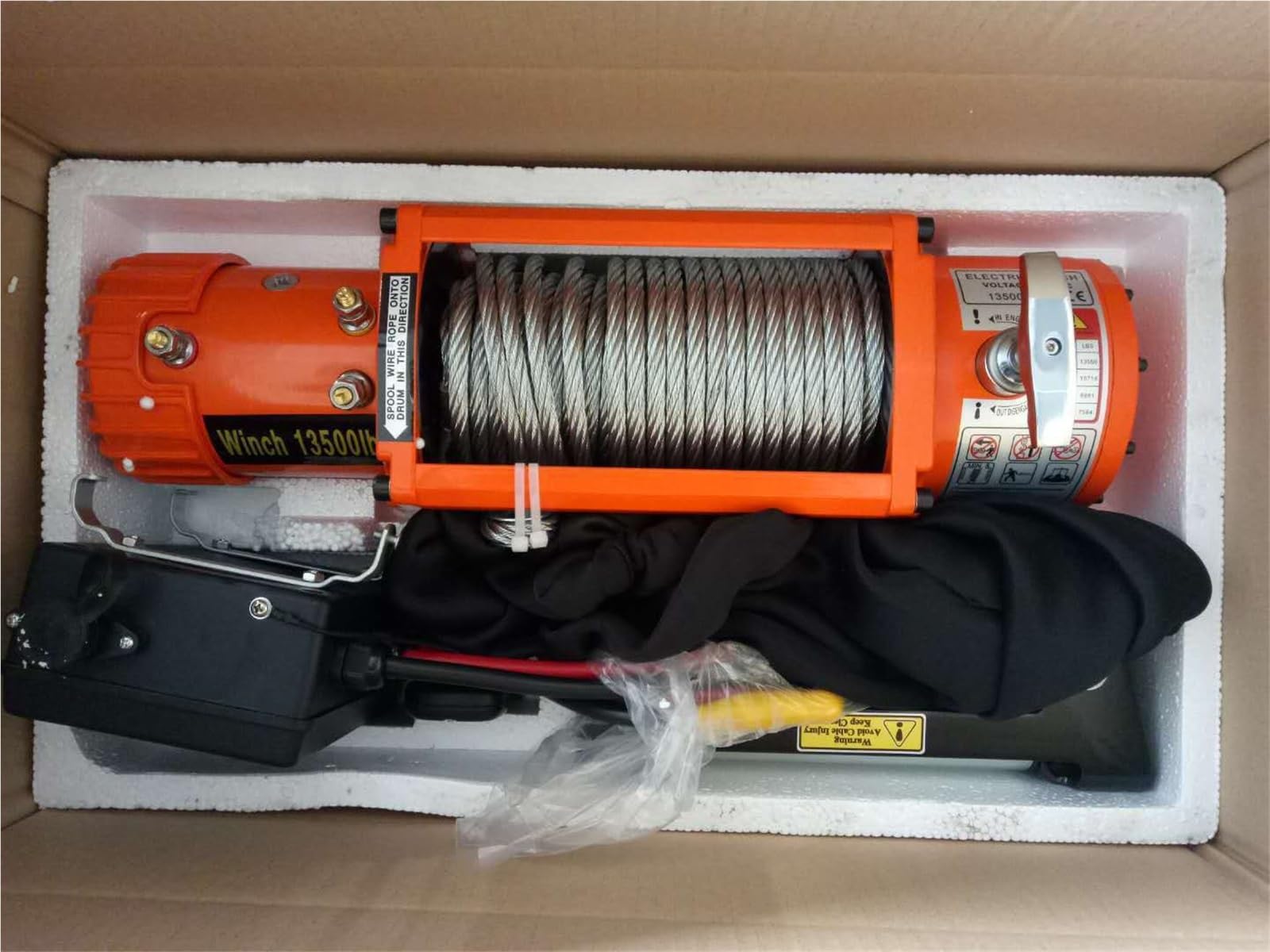 Verricello Elettrico 13.500 Libbre 12 V ATV