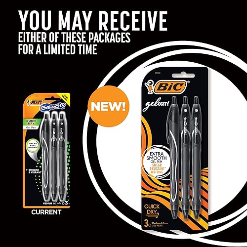 Miniatura 2 de BIC Cristal Xtra Smooth, pluma con bolígrafo mediano (1.0mm), caja de conteo 24, negro, 12 unidades, Negro