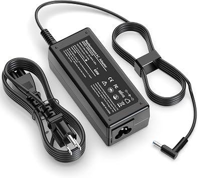 WZXHU 65W Charger Compatible with HP Laptop - Smart Blue Tip AC Power Adapter Cord for Pavilion 15 14 17, EliteBook 840 G3 G5, Envy, Probook, Stream, Spectre Compact Computer Supply