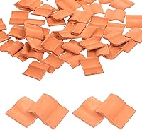 Vista 1 de Vaguelly 50 Uds. Mini ladrillos en miniatura ladrillos azulejos de techo figuritas falso rojo s suelo rojo azulejos de techo modelo s