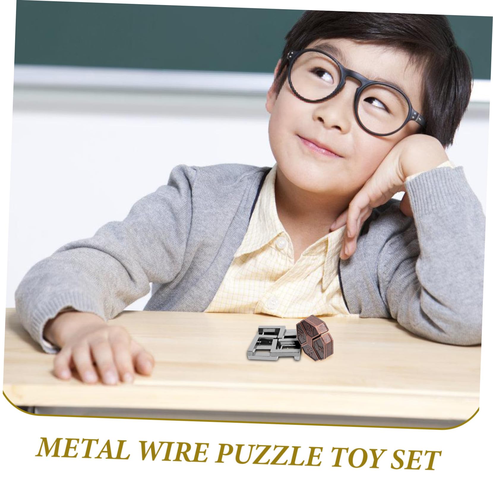 Puzzles 3D de Aleación de Zinc, 9 Piezas, para Adultos