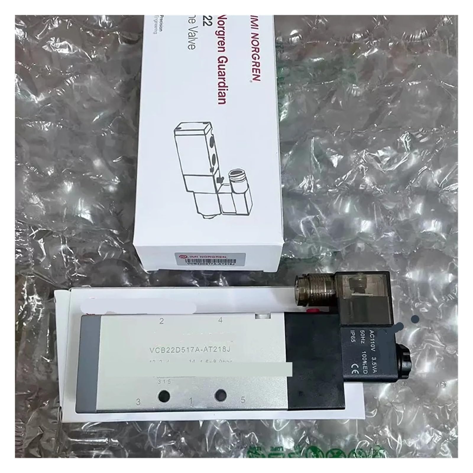 Électrovanne à filetage 1/2 VCB22D517A-AT218J pour l'arrosage du jardin
