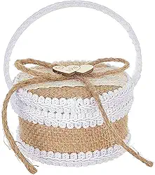 KiBcsLic Caixa para alianças de casamento, lembrança para madrinhas, 2 anéis, caixa de joias de para noivado, chá de panela e aniversários