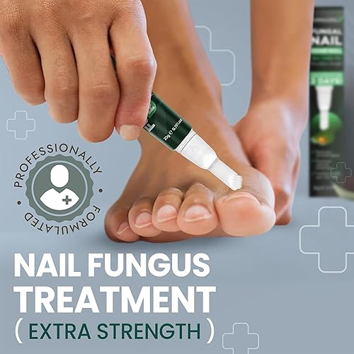 Miniatura 4 de Tratamiento de hongos en las uñas extra fuerte para uñas de pies y uñas  Tratamiento antifúngico de uñas con aceite de árbol de té  Aplicador de