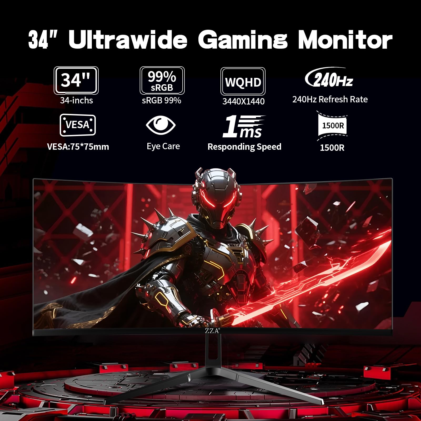 Amazon.co.jp: 34インチ ウルトラワイドカーブゲーミングモニター