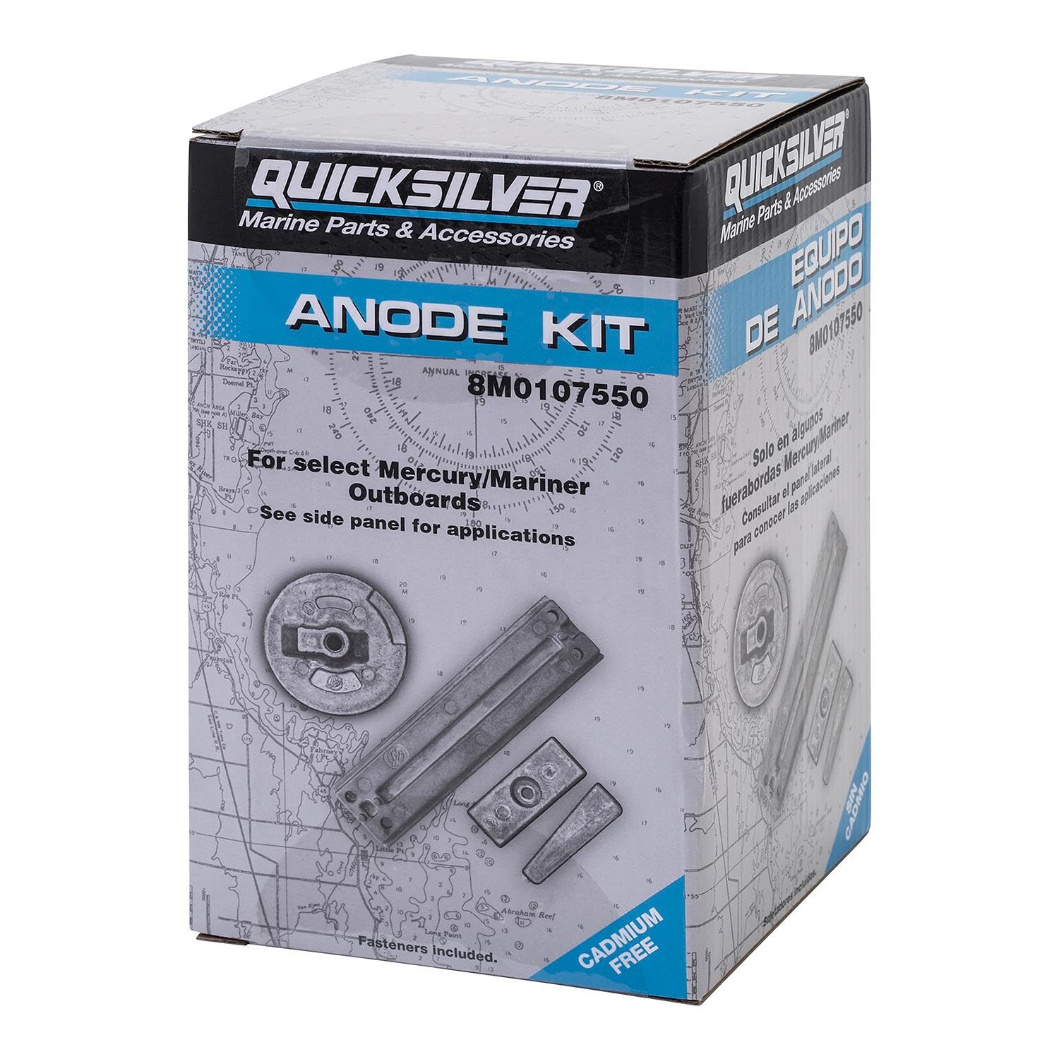 Quicksilver 8m0107550 Kits de elevación, Piezas y Accesorios para Motores de Barcos, No especificado, sin especificar