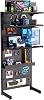 JWX DDB Standing Pegboard Unit and Shelf System with Pegboard Storage Management Box Pegboard Coverage - Ultimate Customizable Storage Solution for Home, Office, and Gaming Spaces