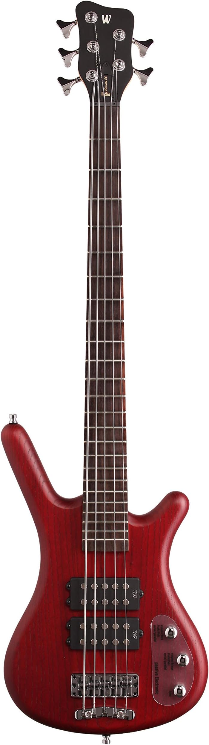 Warwick Rockbass Corvette 5 string, Burgundy Red Oil Finish