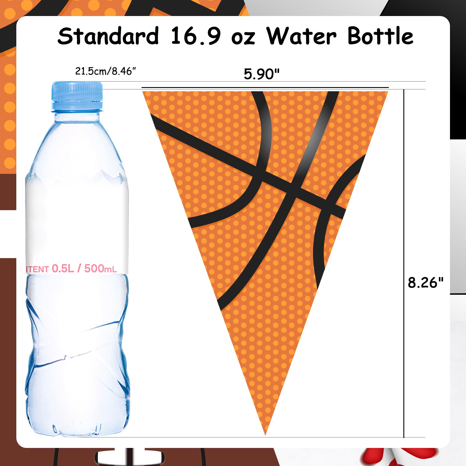 Banderole De Fanions à Pois En Feuille D'or Noir, Drapeaux Triangulaires En Papier, Guirxiété De Banderoles Pour Mariage, Baby Shower, Décorations De Fête D'anniversaire