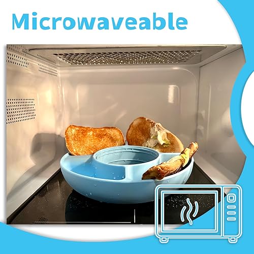 Miniatura 3 de BELL BEAR Tazón para aperitivos Stanley de 40 onzas con asa, bandeja de aperitivos compatible con Stanley Cup de 40 onzas con asa, anillo