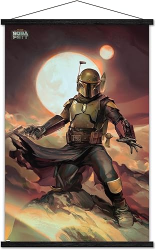 Miniatura 8 de Trends International Star Wars The Book of Boba Fett - Póster de pared de Boba on Tatooine, 22.375 x 34 pulgadas, versión premium sin marco
