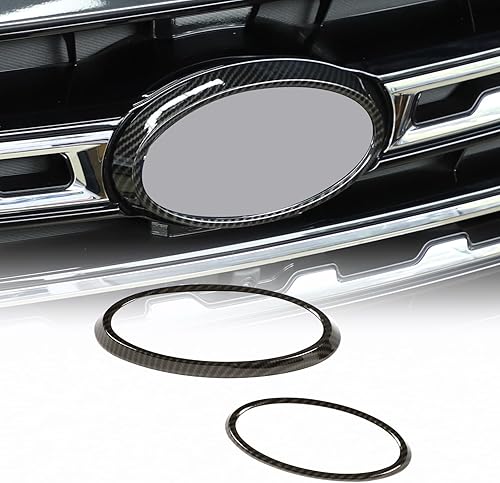 Cubierta decorativa para logotipo delantero y trasero del automóvil, compatible con Subaru Outback 2021 2022 2023 2024 2025, accesorios para anillo