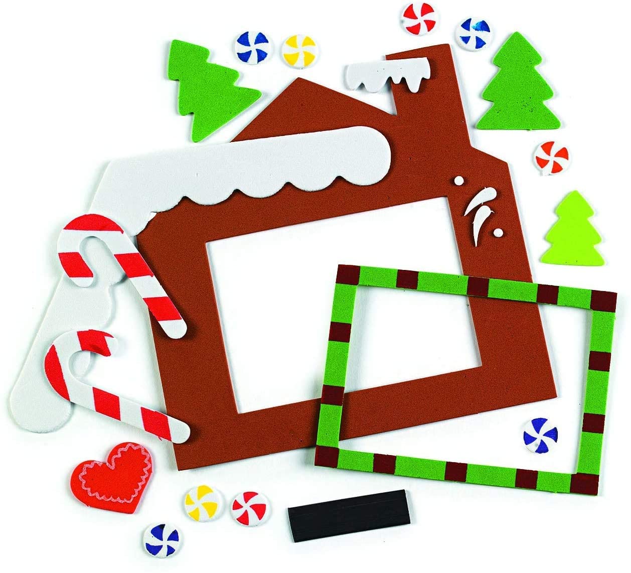 Foam Gingerbread House Craft Kit For Kids 3 Pc Christmas | Desertcart QATAR