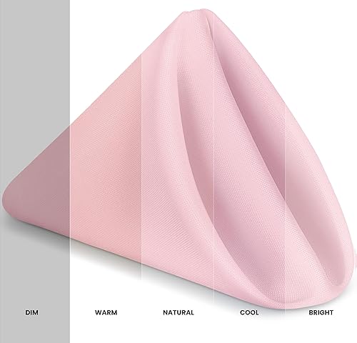 Vista 122 de Utopia Home Paquete de 24 servilletas de tela de 18 x 18 pulgadas, bordes con dobladillo 100% poliéster, lavables y reutilizables, ideales