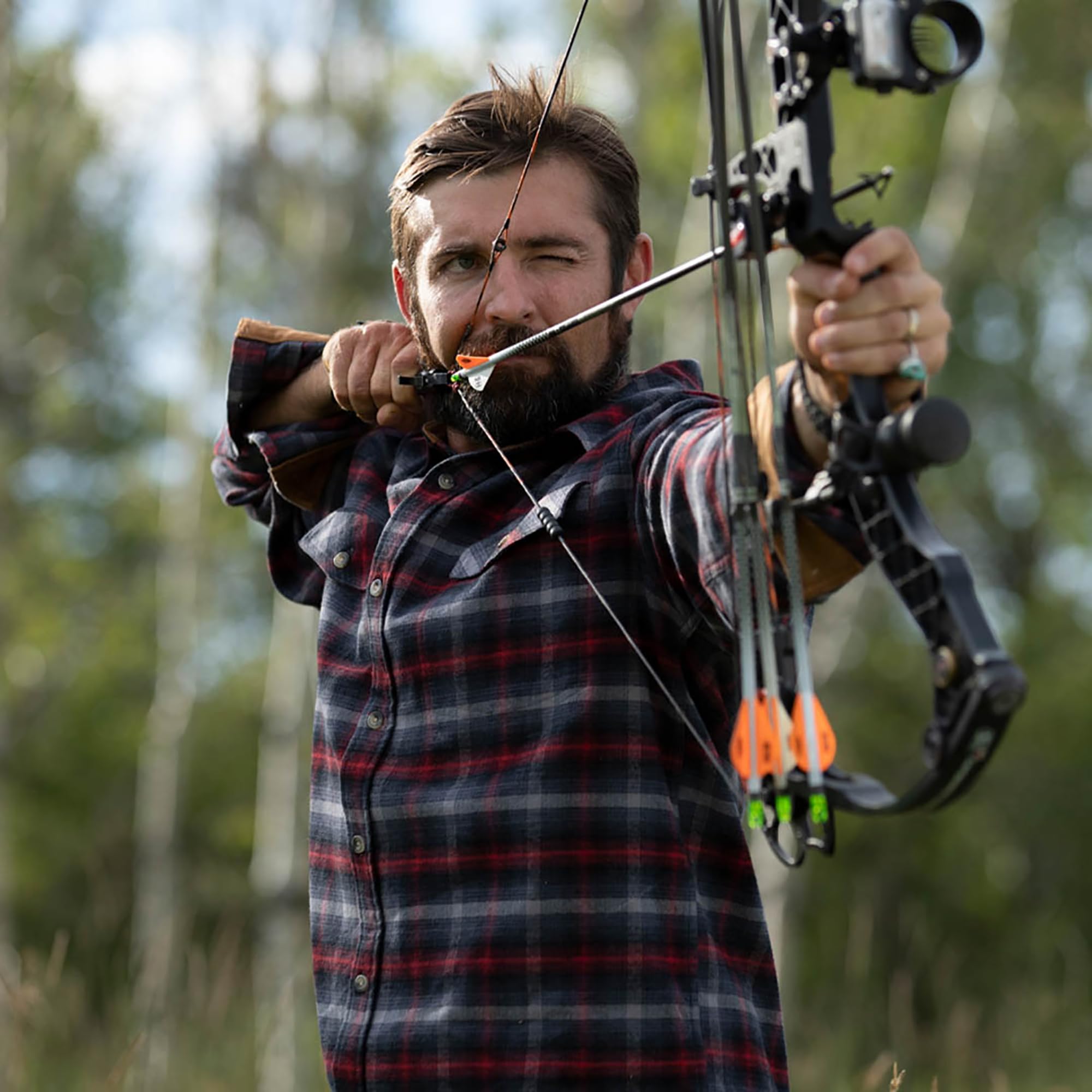 Legendary Whitetails Męska legendarna koszula flanelowa w kratę zapinana na guziki (1 opakowanie)