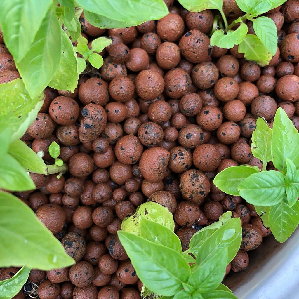OhhSomeClay Balls (2 Kg-Approx 6-7 Litre) Clay Balls Clay Balls, Hydrotons, Lightweight Expanded Clay Aggregate (LECA) for Hydroponics, Aeroponics(2 Kg-Approx 6-7 Litre)