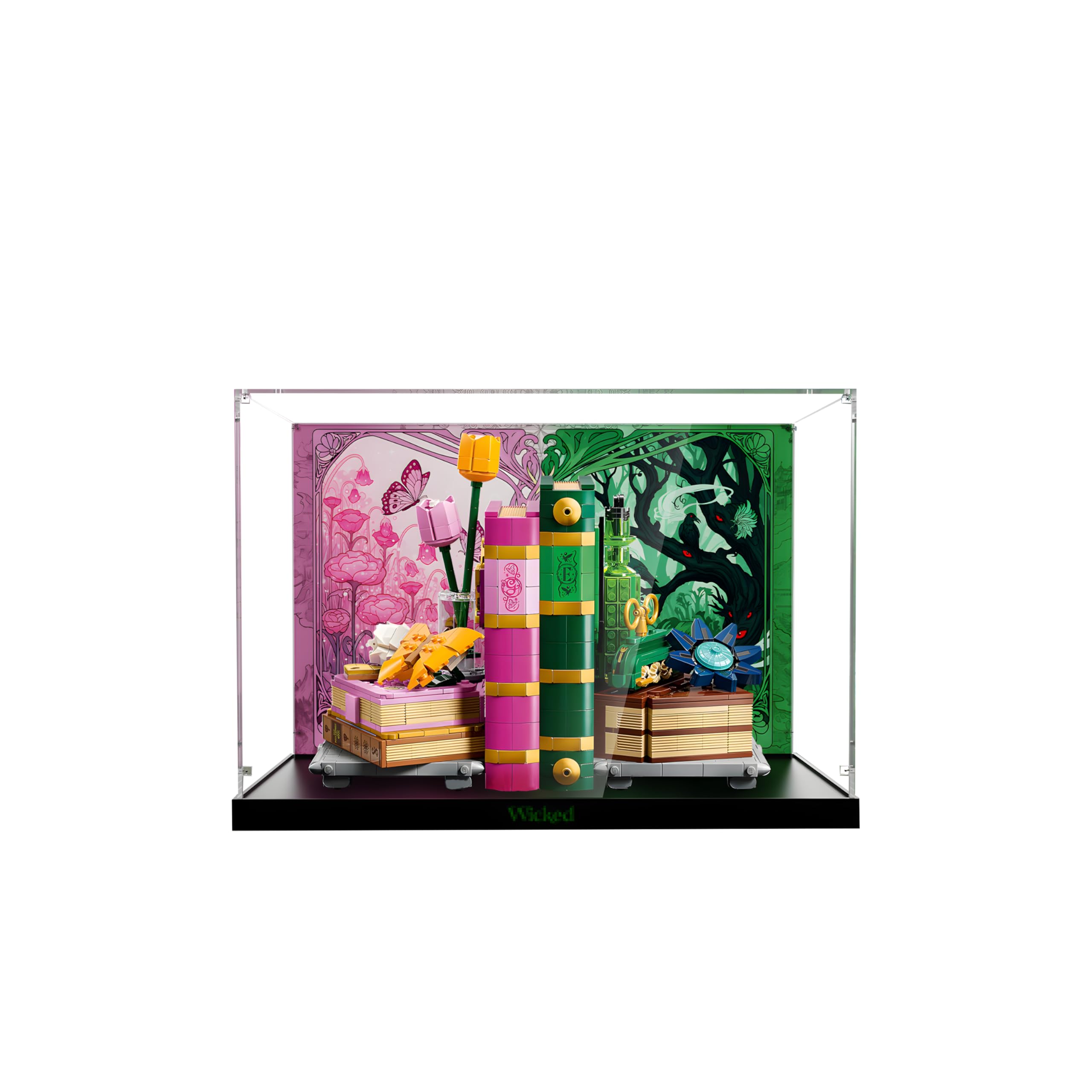 Acrylic Display Case Box for LEGO 75691 Glinda and Elphaba