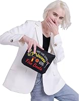 VAMSII Feuerwehrmann Make-up-Tasche – „Diese Prinzessin Trägt Feuerstiefel“