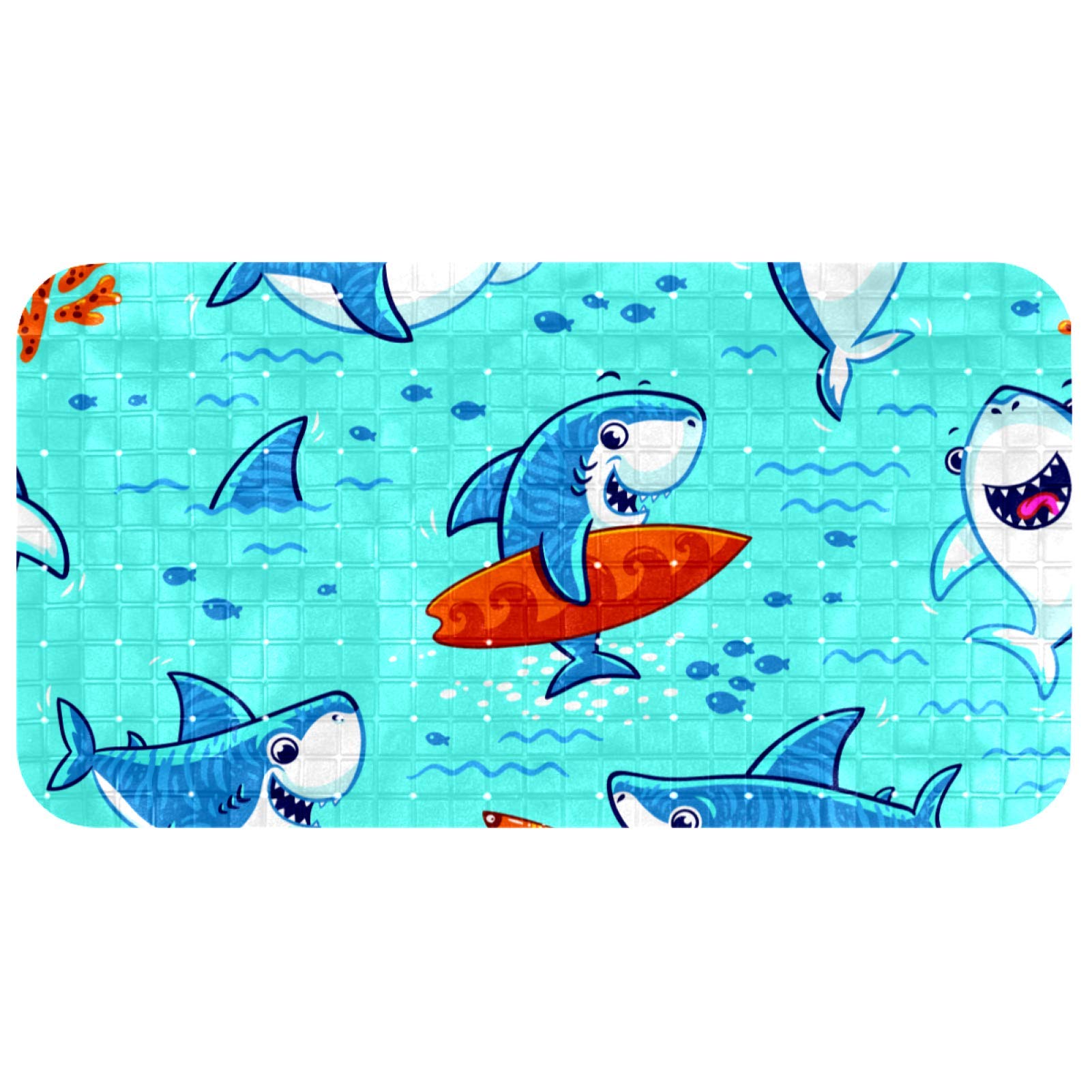 Tapis de douche anti-glisse pour sol en marbre et baignoire