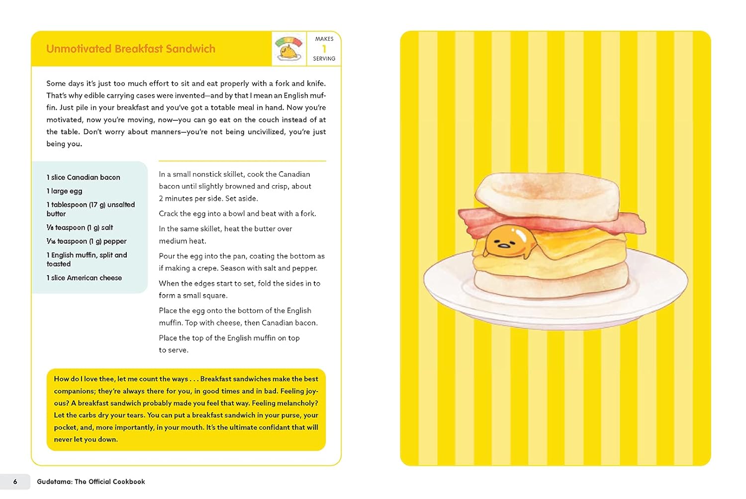 Gudetama: The Official Cookbook: Recipes for Living a Lazy Life - Image 3