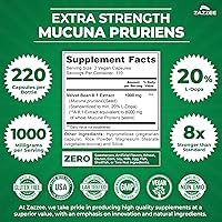 Vista 2 de Mucuna Pruriens L-Dopa Extra Strength