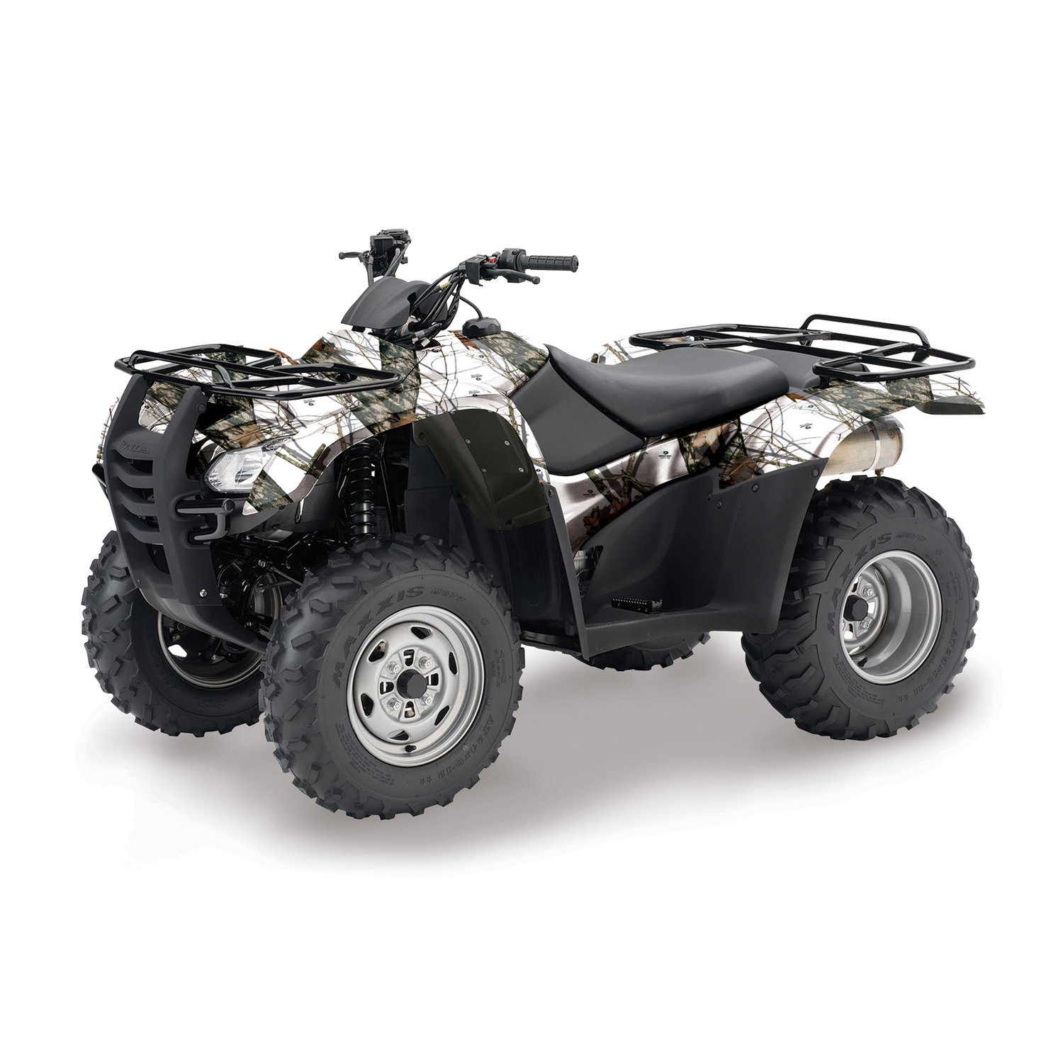 Mossy Oak Graphics - 10040-WR Winter Camo ATV Kit - Easy to Install Vinyl Wrap with Matte Finish - Camouflage on any ATV or 4 Wheeler