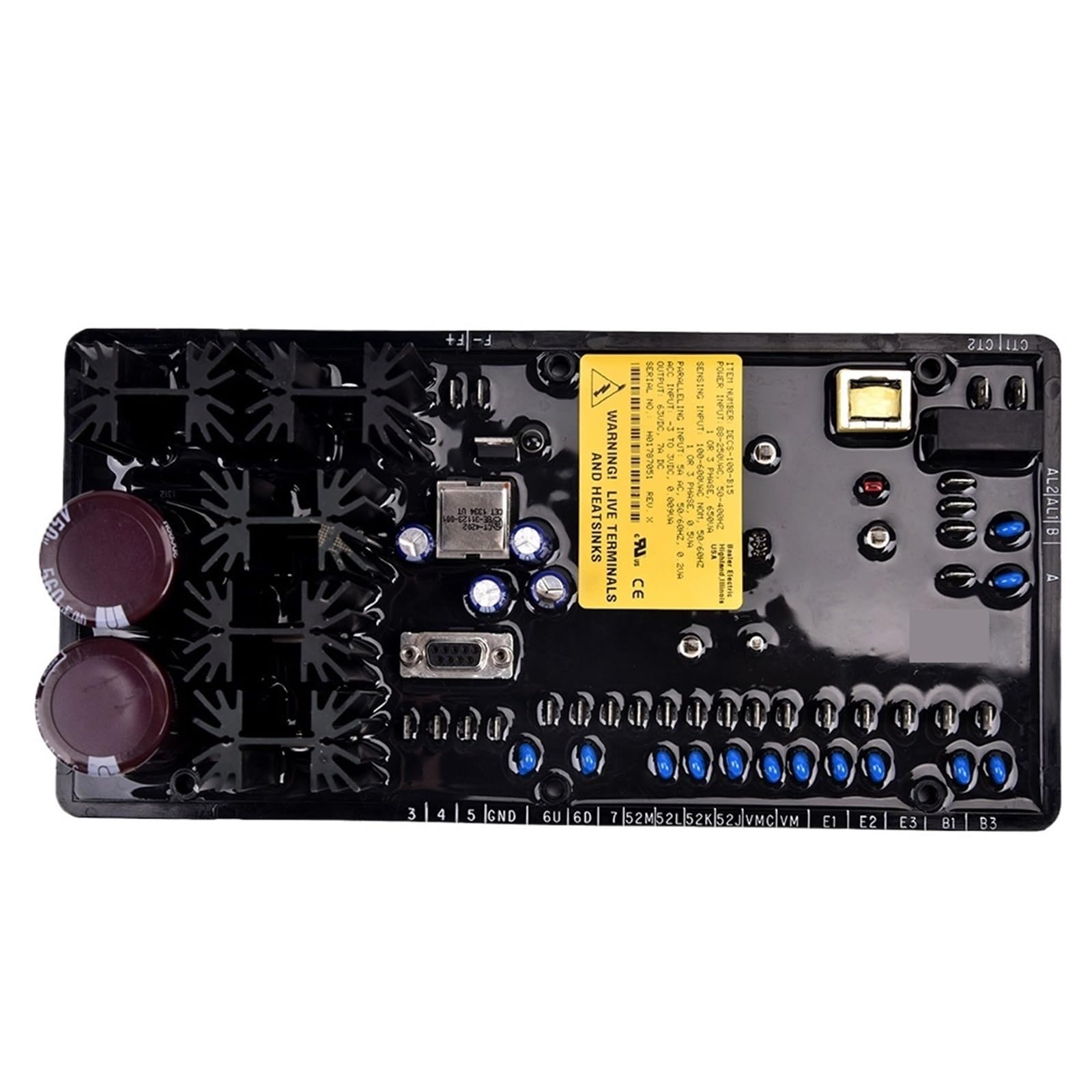 GQSHEIIRU 1pcs DECS-100-B15 AVR Diesel Generator Set Automatic Voltage Regulator(Copy)