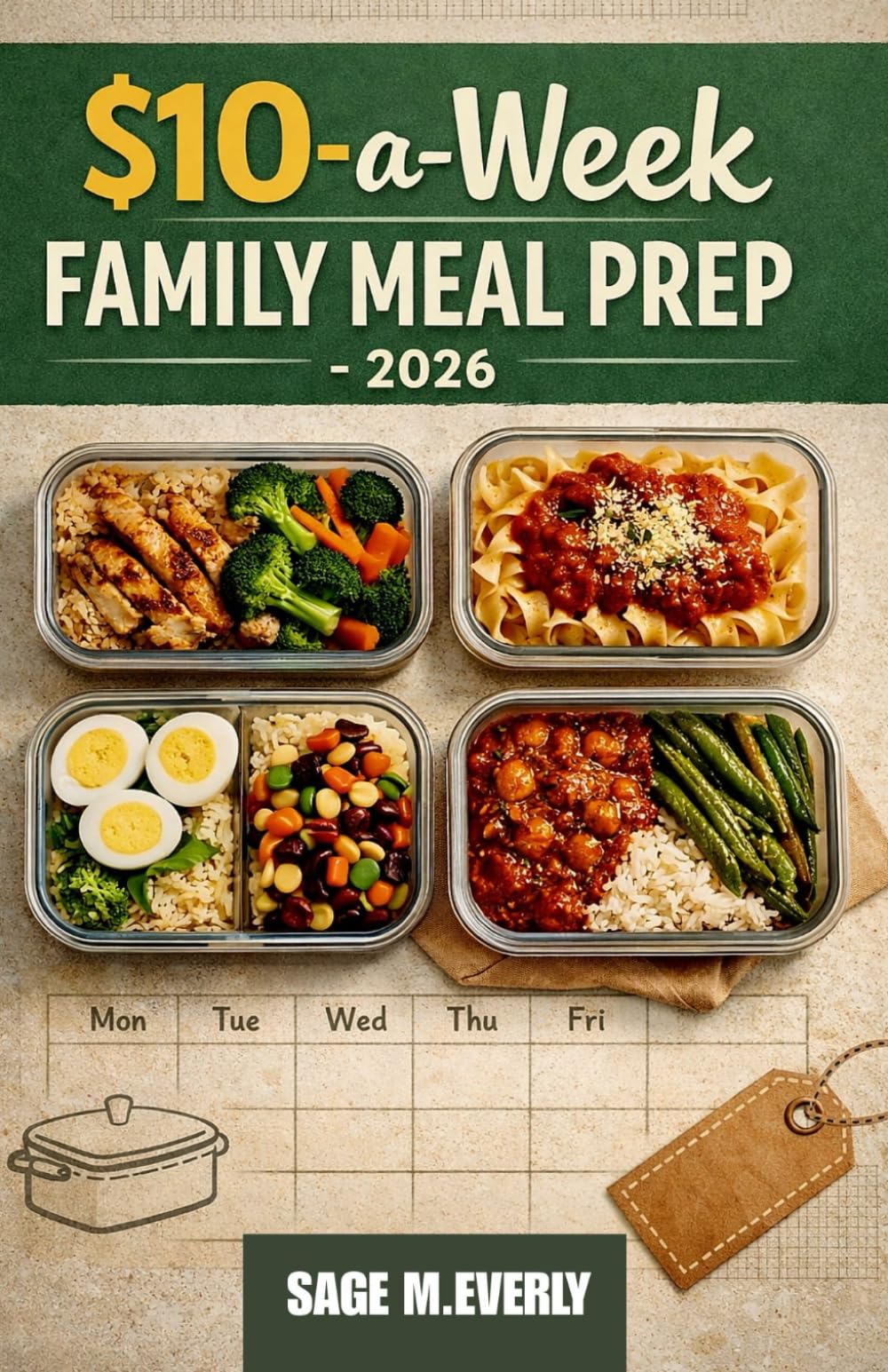 $10-a-Week Family Meal Prep: “A Practical Meal-Prep System for Eating Well on Just $10 a Week”