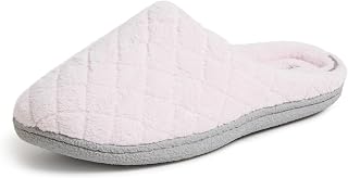 Dearfoams Women's Leslie Washable Memory Foam Terry Clog Slippers - Wide Widths, Indoor/Outdoor Comfort
