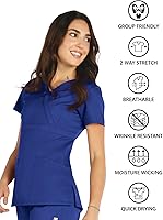 Vista 6 de Maevn Top cruzado con panel de malla EON para mujer