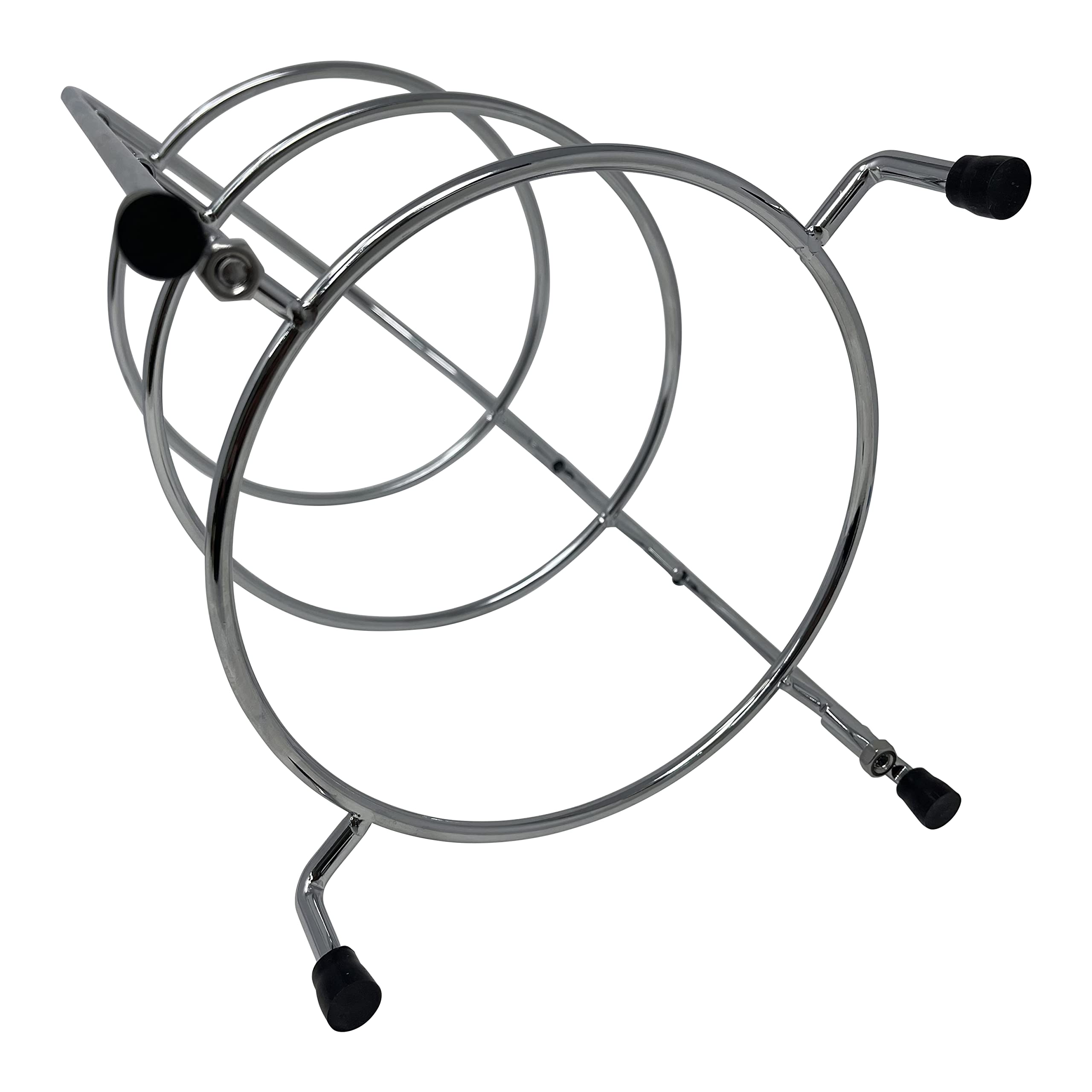 Soporte de té para platos de 3 niveles de alambre cromado Soporte para tartas para el hogar, jardín, té, fiesta, comedor, HTUK®