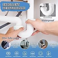 Vista 4 de Masilla epoxi, Endhokn palo de masilla blanca de 10.5oz para arreglar fugas, grietas y rellenar agujeros, esculpir, modelar, arcilla de esculpido