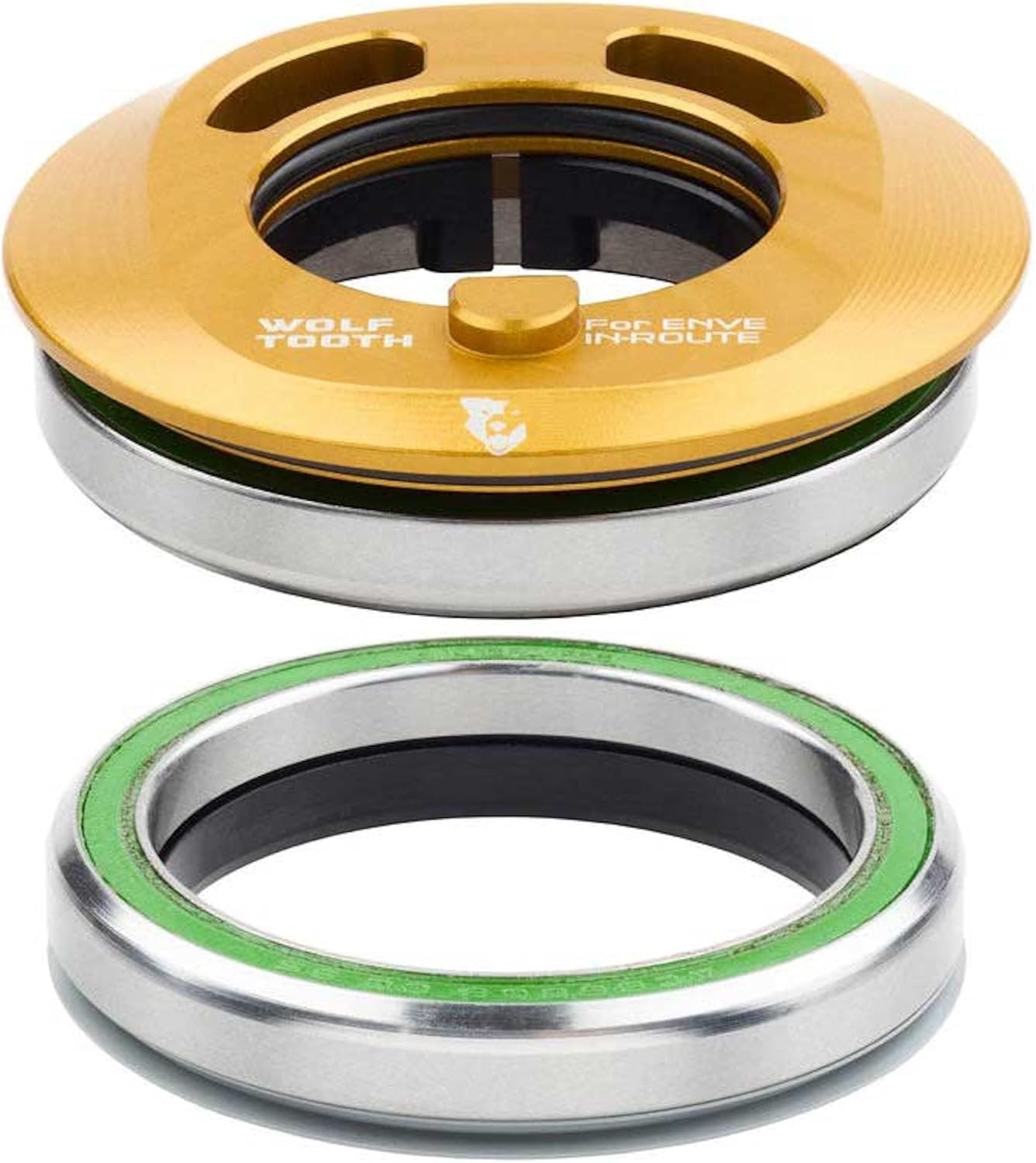 Wolf Tooth IS52 Premium Upper & Lower Headset for ENVE in-Route System Gold