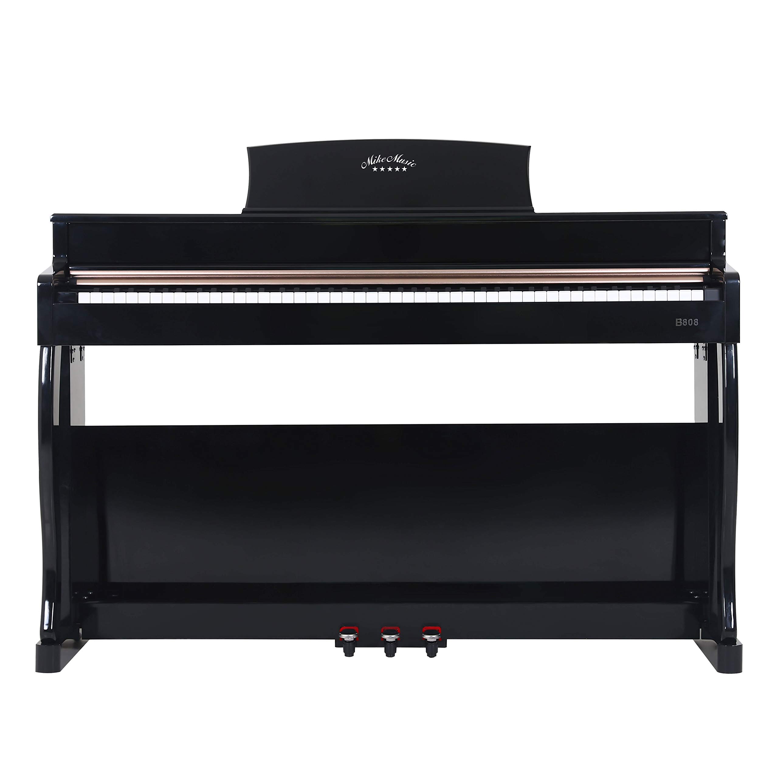 Mike Music Digital Piano (MK 808 Black, 88 Key)