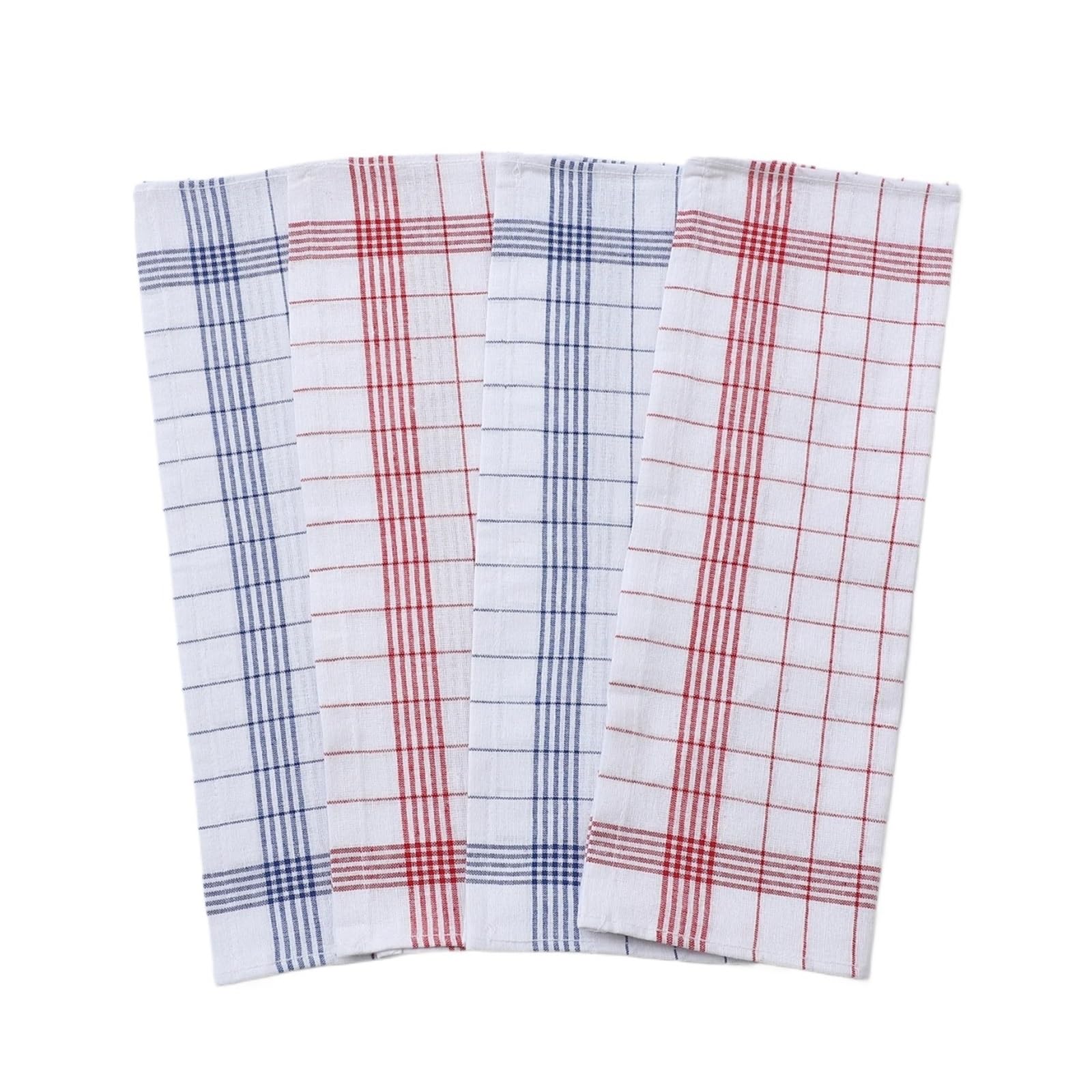 WJIAYAO Checkered Tea Towels Large Plaid Kitchen Dish Towels