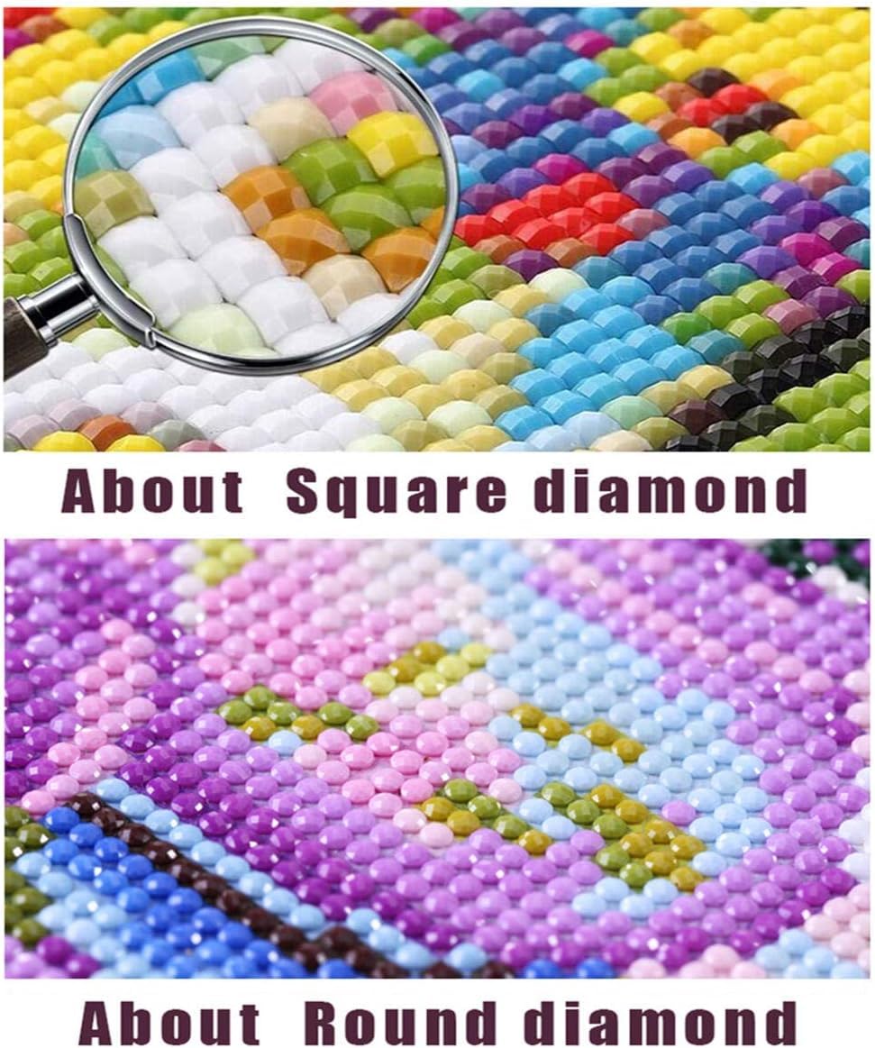 Diamond Painting Diamant Malerei Kits Home Dekoration Geschenk für Erwachsene Kinder 5D DIY Full Drill Set Malen nach Zahlen Strass Stickerei Roter Bus der Tower Bridge,Quadrat Bohrer,200X100cm