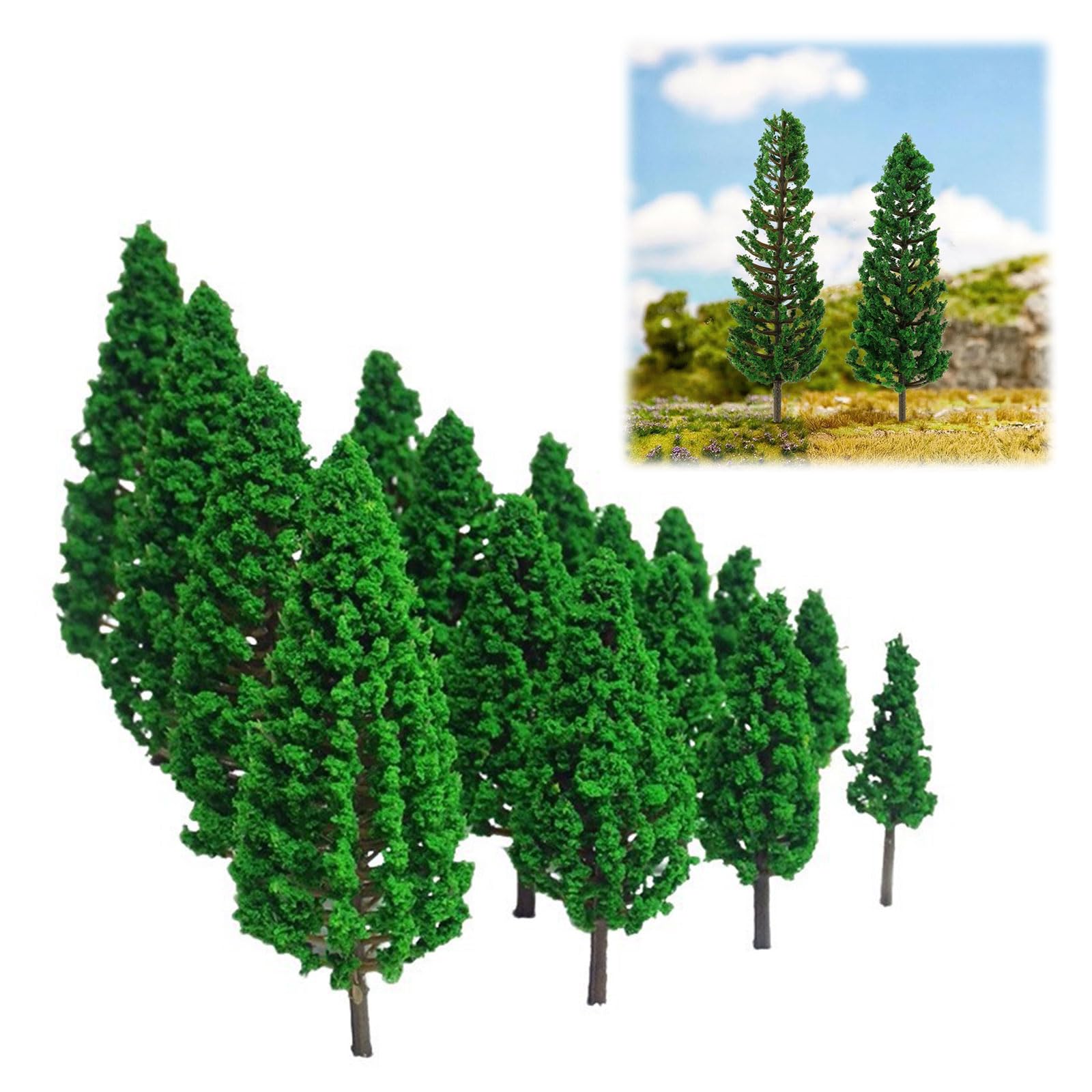 Helweet Model Trees, Diorama Tree, Miniature Landscape Trees, Model Train Scenery, Miniature Tree Model