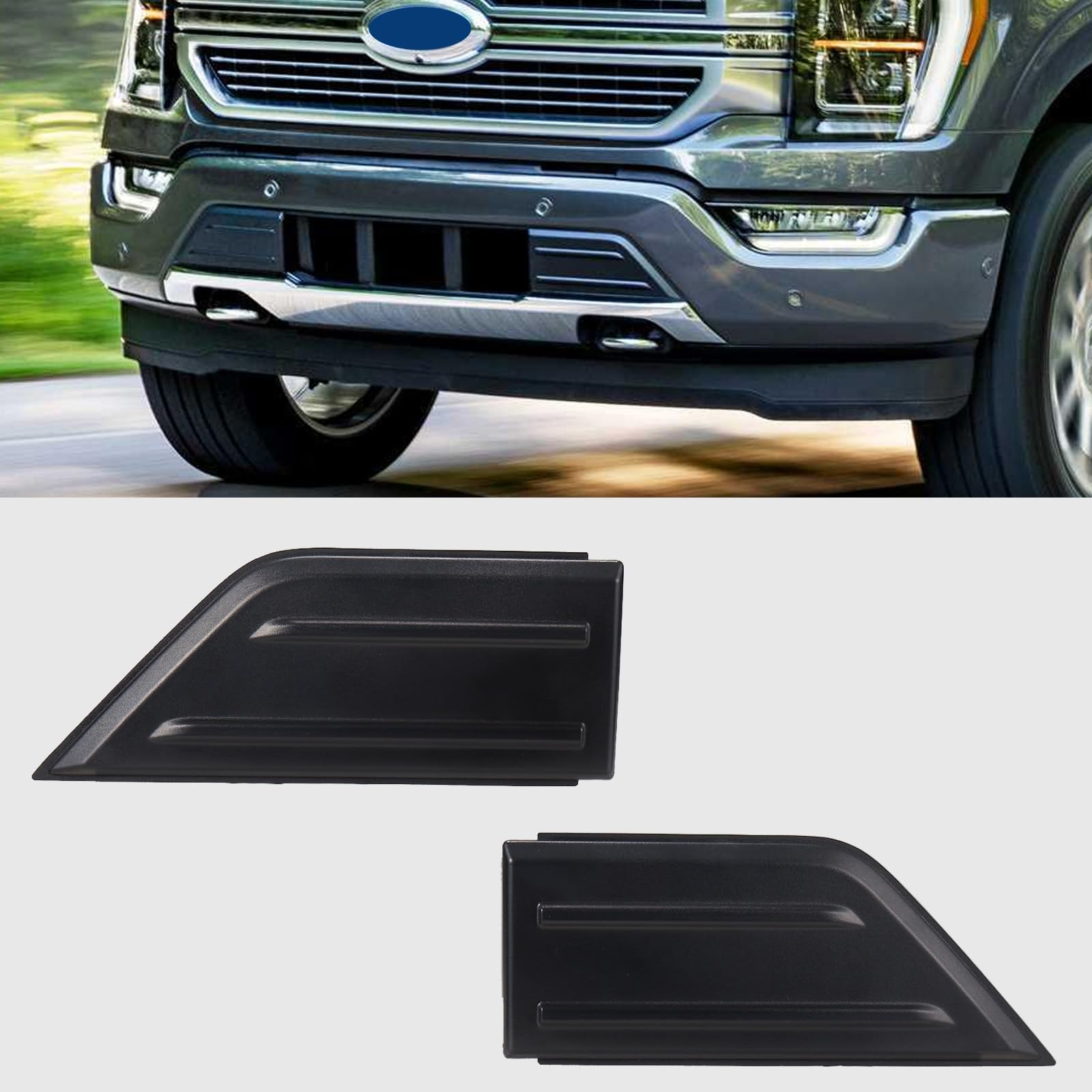IRONBISON Pare-chocs avant Compatible avec Ford F150 2021-2023 (Exclut F150 Lightning EV 2022-2023) Peut ajouter une barre lumineuse LED Texture fine Noire Protection de pare-chocs pour camion F155 IRONBISON Pare-chocs avant Compatible avec Ford F150 2021-2023 (Exclut F150 Lightning EV 2022-2023) Peut ajouter une barre lumineuse LED Texture fine Noire Protection de pare-chocs pour camion F155