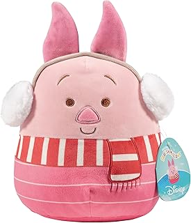 Squishmallow Piglet de Disney de 8.0 in - Kellytoy oficial - Lindo y suave peluche de invierno - Gran regalo para niños