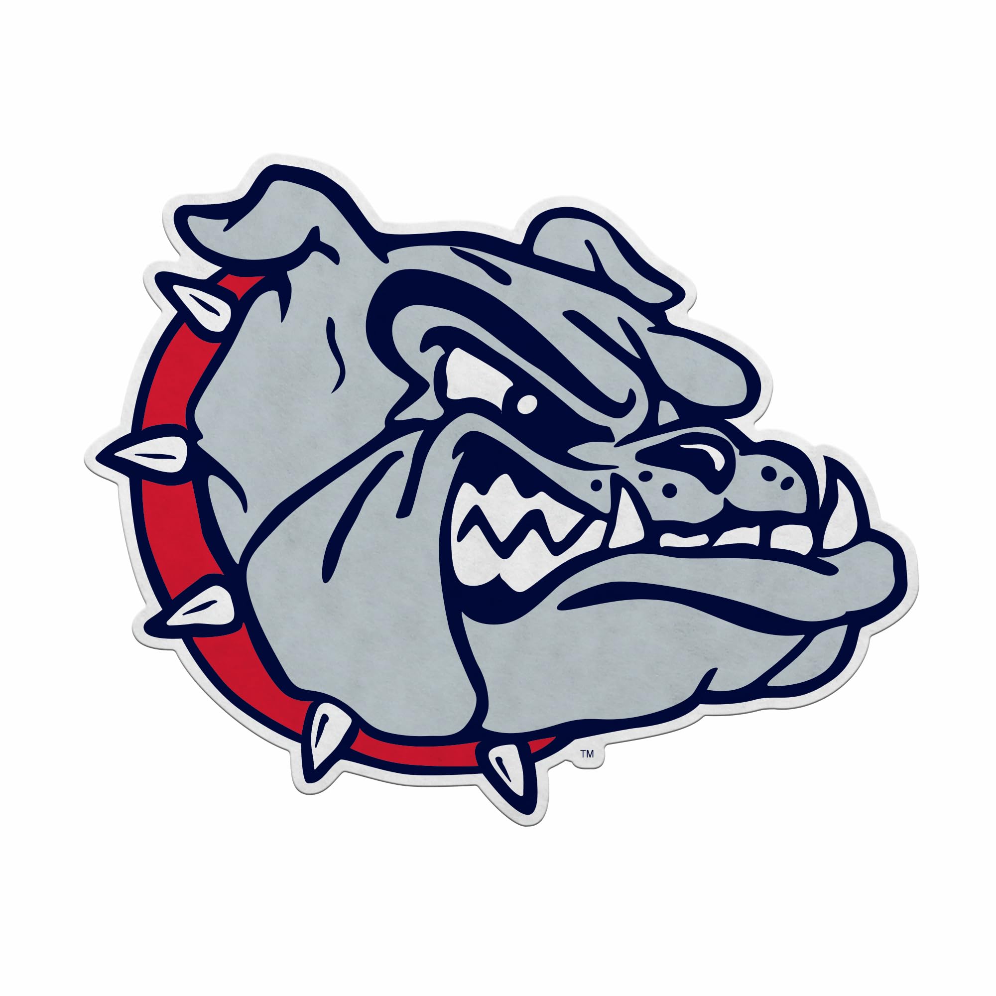 Fanion Gonzaga Bulldogs Rico Industries facile à accrocher pour décoration
