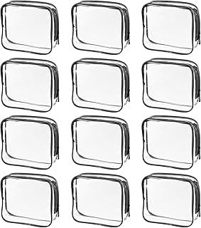 uxcell Bolsa de aseo transparente, bolsa de m...