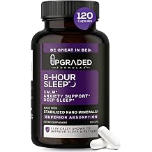 Upgraded Formulas 8-Hour Sleep Clinically Shown to Improve Sleep 120 Capsules