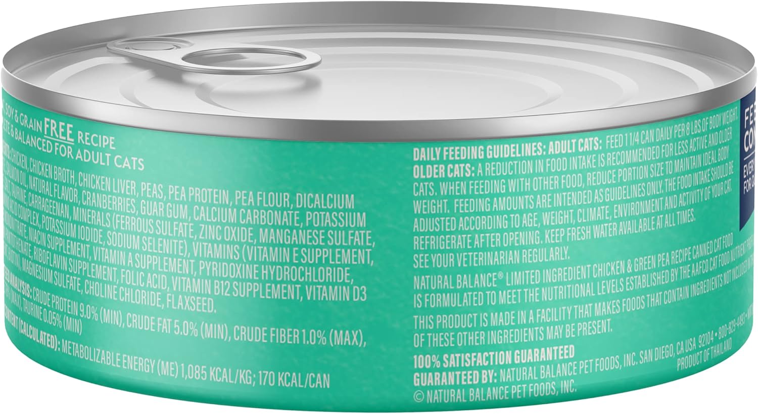 Best Grain-Free Cat Food - Natural ​Balance Chicken &‌ Pea Review