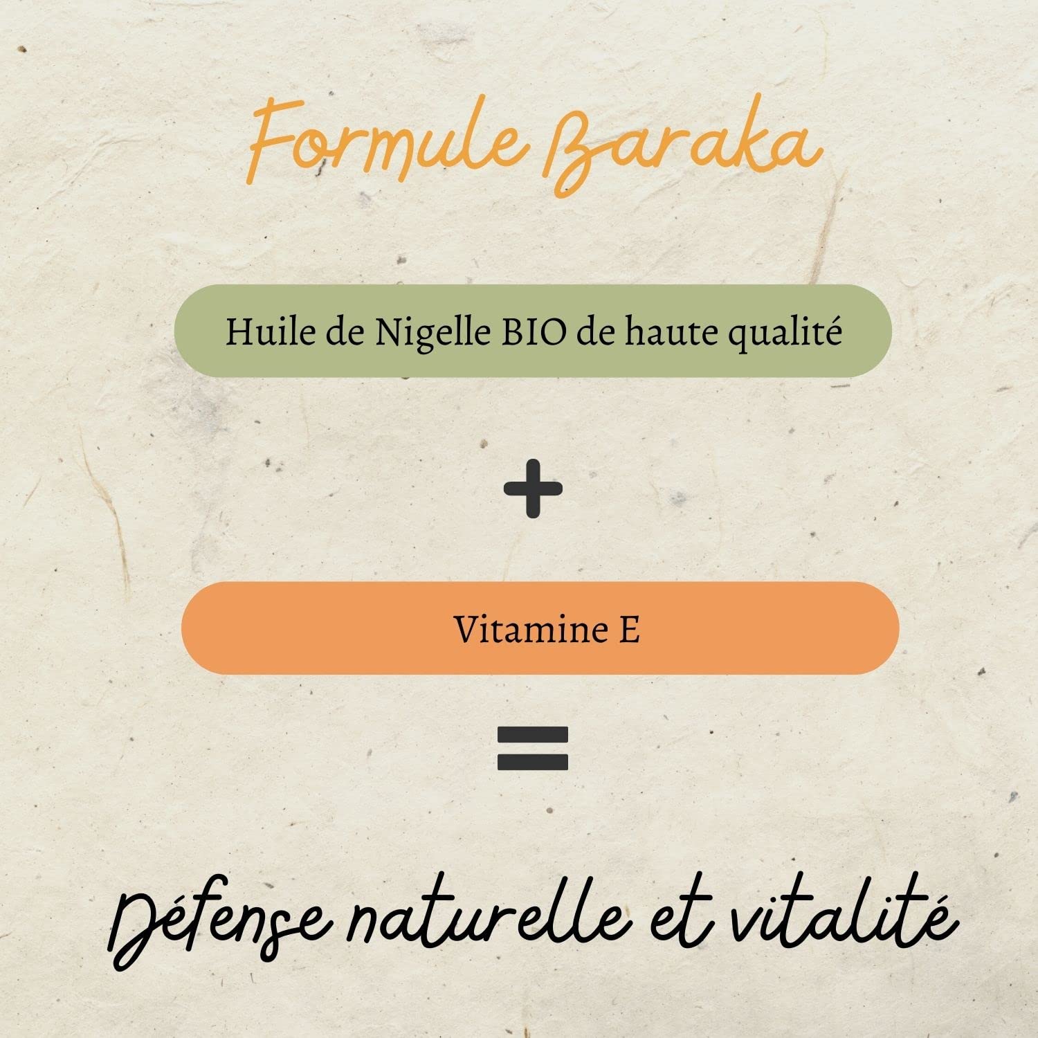 DÉFENSE NATURELLE et VITALITÉ - Formule BARAKA - Huile de NIGELLE BIOLOGIQUE 2000 mg avec Vitamine E - 200 capsules Halal - Emballage Entièrement RECYCLABLE