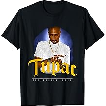 Oficjalna koszulka Tupac 247 z logo Hands Down Mała