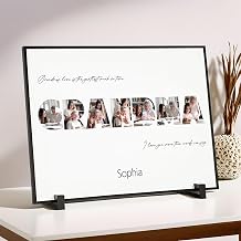 Personalized Mothers Day Gifts for Mom from Daughter Son Kids, Custom Wooden Poster with Photo for Mom's Birthday, Custom Gifts for Mother's Day for Wife from Husband,Unique Gift for Christmas